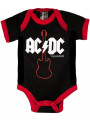 ACDC baby romper Gibson