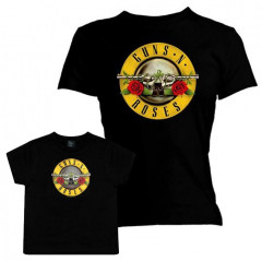 Duo Rockset Guns N' Roses mama t-shirt & Guns N' Roses baby T-shirt