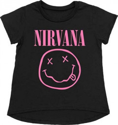Nirvana Kids T-Shirt Smiley Pink