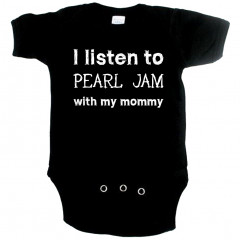 rock baby romper I listen to Pearl Jam with my mommy