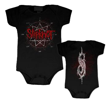 Slipknot Baby Romper Scribble