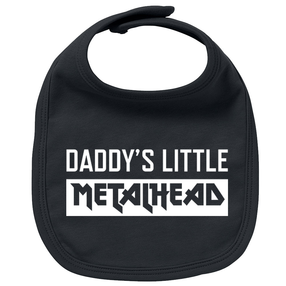 Metal Baby Slabbetje Daddy's little Metalhead