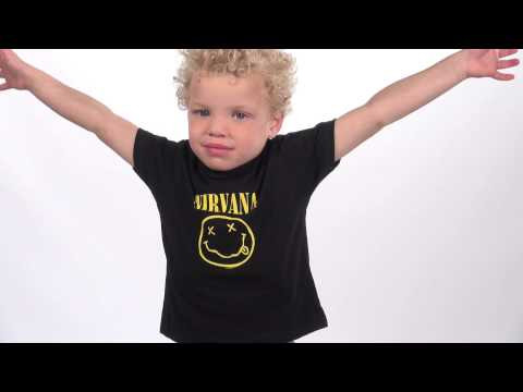Nirvana T-shirt voor kinderen Smiley