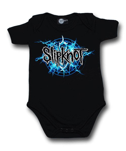 Slipknot Baby Romper Electric Blue Slipknot (Clothing)