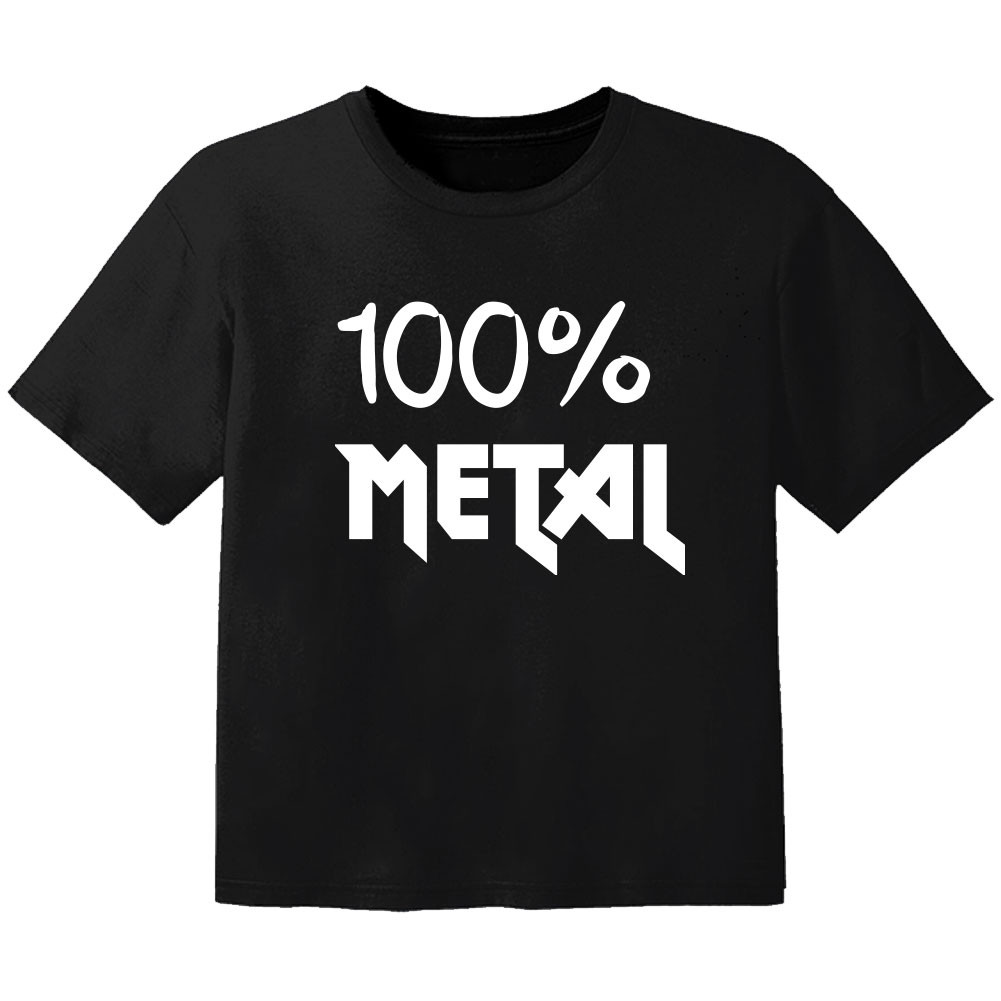 Metal baby t-shirt 100% metal