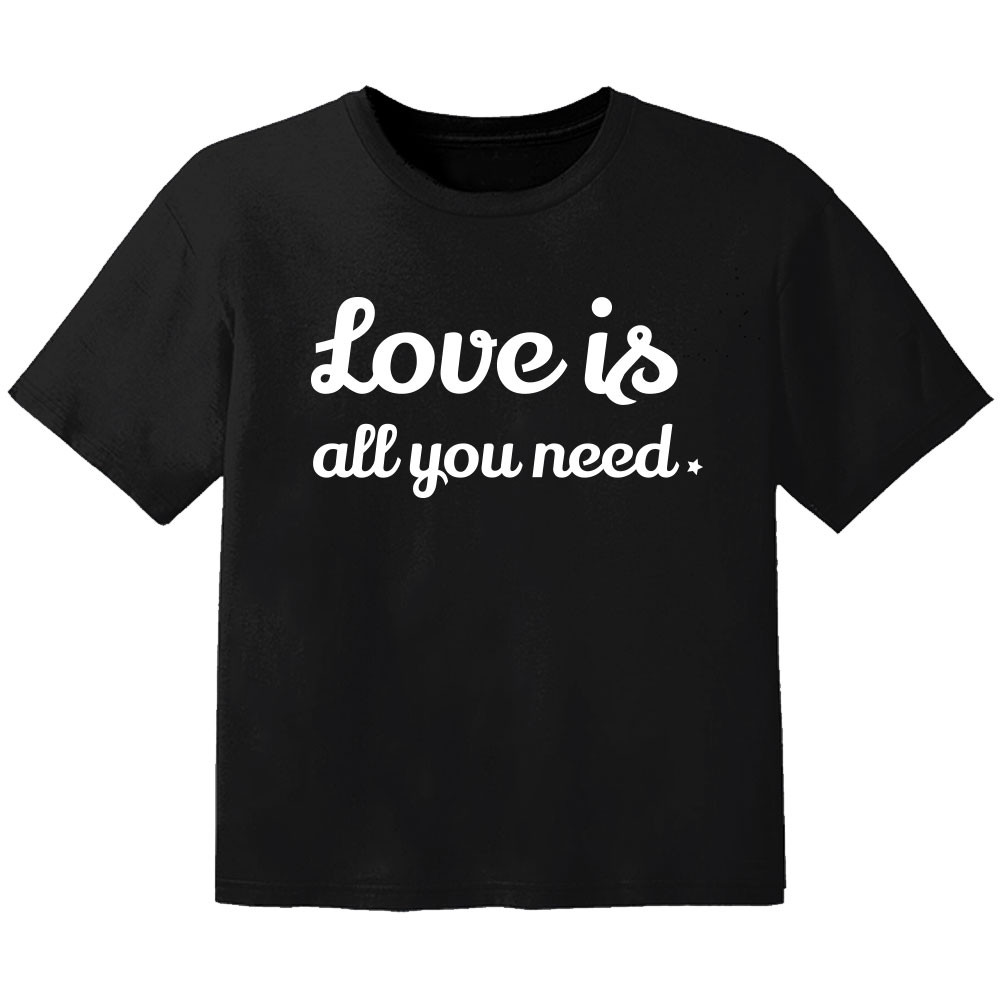 cool baby t-shirt love is all you need