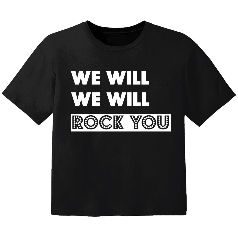 rock kinder t-shirt we will we will rock you