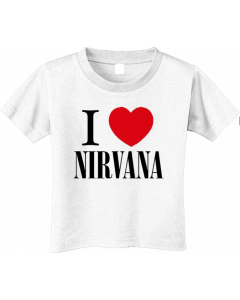 Nirvana T-shirt voor kinderen - I love Nirvana