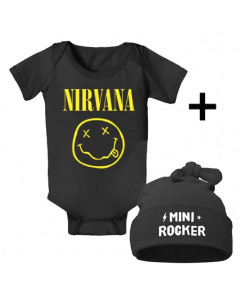 Cadeauset Nirvana Baby Romper & Mini Rocker Muts