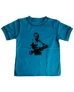 Johnny Cash T-shirt Blue voor kinderen