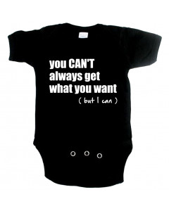 coole baby romper you cant always get what you want but I can