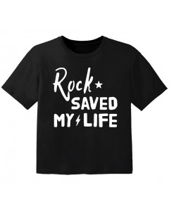 rock baby t-shirt rock saved my life