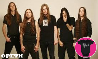 Opeth rock baby kleding